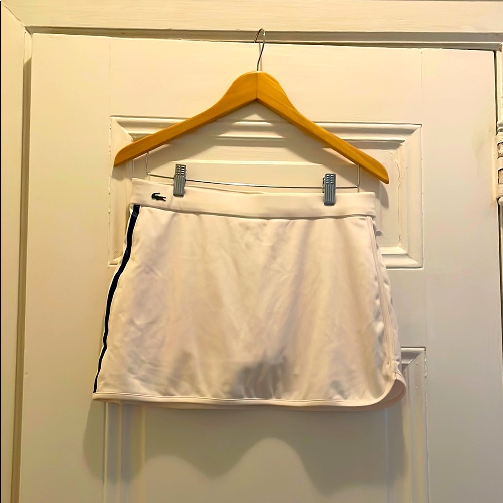 Lacoste White Tennis Skirt